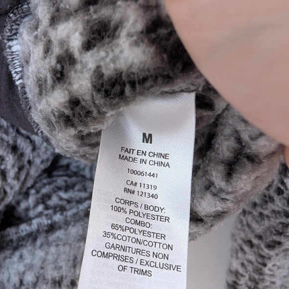 GARAGE GREY SHERPA JACKET SIZE MEDIUM - Picture 5 of 5